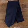 DRAKE'S solid navy blue silk tie - NWOT