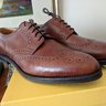 SOLD John Lobb Darby II Wingtips Bracken Misty Calf, October Soles 9E/10D