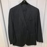 OXXFORD CLOTHES Type A Super 130’s Flat Front Black Suit 50L x 44W