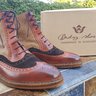 SOLD Spectacular Rare Unique BUDAY Tri-Colored Boots-Handmade in Budapest-Mint-US 10