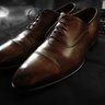 SANTONI HAND PATINA OXFORDS