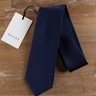 SOLD: GUCCI blue interlocking G motif silk tie - NWT