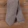 LORO PIANA beige 100% linen hand made tie - NWOT