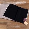 GALLO black and beige two-sided wool silk cashmere mix scarf - NWT