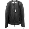 SOLD❗️ARMY OF ME Collarless Black Leather Jacket M