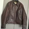 SOLD.  Simmons Bilt British Moto Style Jacket 4oz Clayton Horsehide 44