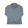 Kent Wang Long Sleeve Polo Rugby Grey Size Large