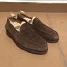 SOLD! John Lobb Lopez Dark Brown Suede UK5.5EE