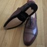 Buday handmade burgandy/oxblood boxcalf shoes UK7.5/US 8.5