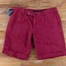 INCOTEX slim-fit dark pink linen cotton mix shorts - Size 36 US / 52 EU - NWT