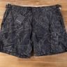 ERMENEGILDO ZEGNA army leaf motif swim shorts - Size XL - NWT