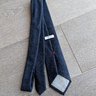 SOLD: BRUNELLO CUCINELLI Blue Grey Cashmere Blend Flannel Tie [NEW]