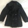 Double Breasted (Bear?) Fur coat, size 48 - but fits smaller, likely 46 (mens small?)