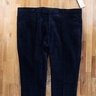 RALPH LAUREN PURPLE LABEL navy blue corduroy trousers - Size 40 US - NWT