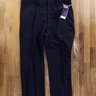 RALPH LAUREN PURPLE LABEL navy blue wool trousers - Size 32 US - NWT