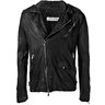 SOLD❗️GIORGIO BRATO Leather Biker Jacket Black IT52/L-XL