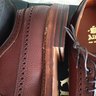 ALDEN 10E (EU44.5 = UK10G)  BARRIE LAST LONG WING BLUCHER Brown Grain Leather 97615 original