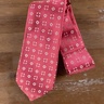 KITON Napoli 7-fold pink satin silk tie - NWOT