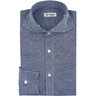 Price Drop: Shibumi Long Sleeved Polo Shirt in Sky Blue and Denim Size L