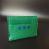 EXCLUSIVE CARDHOLDER wallet made of goat leather & alligator