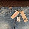 NWT Levi’s 511 Selvedge Jeans SZ 32X32 **SLIM FIT, WHITE OAK CONE DENIM***