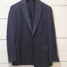 NWOT Brioni Navy Silk/Wool Colosse Sportcoat 40 R
