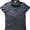 Sunspel Cotton Riviera Polo Shirt in Navy size Medium