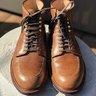 SOLD! EPAULET X ALDEN NATURAL CHROMEXCEL INDY BOOT SIZE 10.5 W/ COMMANDO SOLE