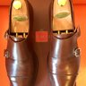 FINAL DROP Carmina Double Monks - UK 8.5/US 9.5 - Brown calfskin - Inca last