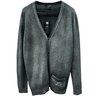 SOLD❗️AVANT TOI Embroidered Cashmere Cardigan Green Grey M