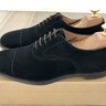 Cheaney 'Alfred' Black/Brown Suede Oxford 8 UK / 42 EU, Goodyear Welted VGC