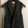 [Ended] Brunello Cucinelli Vest, 50IT 40US Wool Peal Lapel