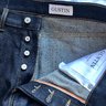New Gustin Cone Mills Orange Monster ID Selvedge Size 34 Straight Fit Jeans