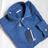 【Sold】 NWT Vincenzo di Ruggiero  Chambray Dress Shirt 17.5 / 44 Brand New