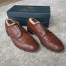 Alden Cognac Calfskin Wingtip Blucher 8.5D Plaza