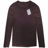 SOLD❗️TRANSIT UOMO Felted Wool Sweater Seam Detail Burgundy S-M