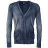 SOLD❗️AVANT TOI Cashmere Silk Cardigan Hand Painted Blue M