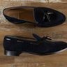 CROCKETT & JONES Cavendish II navy suede loafers - Size 12 US / 11.5 UK / 46.5 EU - New in Box