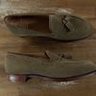 CROCKETT & JONES Cavendish II taupe suede loafers - Size 10.5 US / 10 UK / 44.5 EU - New in Box