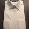 Tom Ford Mens White Solid Dress Shirt - US Small - UK 15 - EU 44/46 - 38
