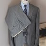 【Sold】NWT Corneliani Lt Gray Wool Suit 44 Brand New