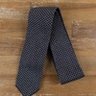 ERMENEGILDO ZEGNA skinny wool silk mix knit tie - NWOT