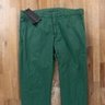 Z ZEGNA green cotton trousers - Size 34 US / 50 EU - NWT