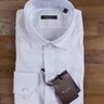 BERLUTI solid optical white narrow collar shirt - Size 42 / 16.5 - NWT