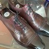 Gaziano & Girling St. James Classic Oxfords Vintage Rioja Size 11.5/12 + Shoe Trees