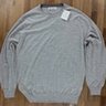 BRUNELLO CUCINELLI SS2019 light gray wool cashmere mix sweater - Size 54 / XL - NWT