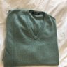 SOLD Baby Cashmere Italy Sz 54 XL  $1,195.00 Scollo V Classic