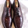 Sold - Cordwainer Wright Burgundy Shell Cordovan Longwing Size 9D