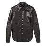 SOLD❗️BALENCIAGA Leather Western Shirt Black 40/S-M