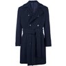 SOLD❗️MP MASSIMO PIOMBO Double-Breasted Belted Wool Coat Navy IT50/L